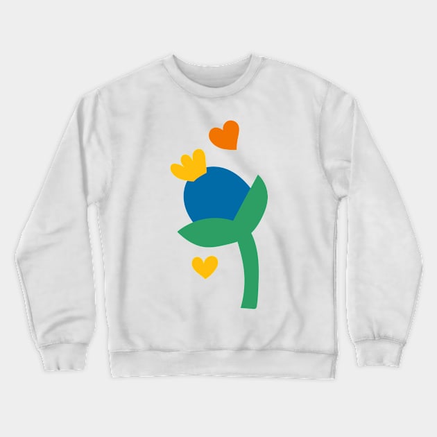 Loving Flower Crewneck Sweatshirt by mister_fred_berlin